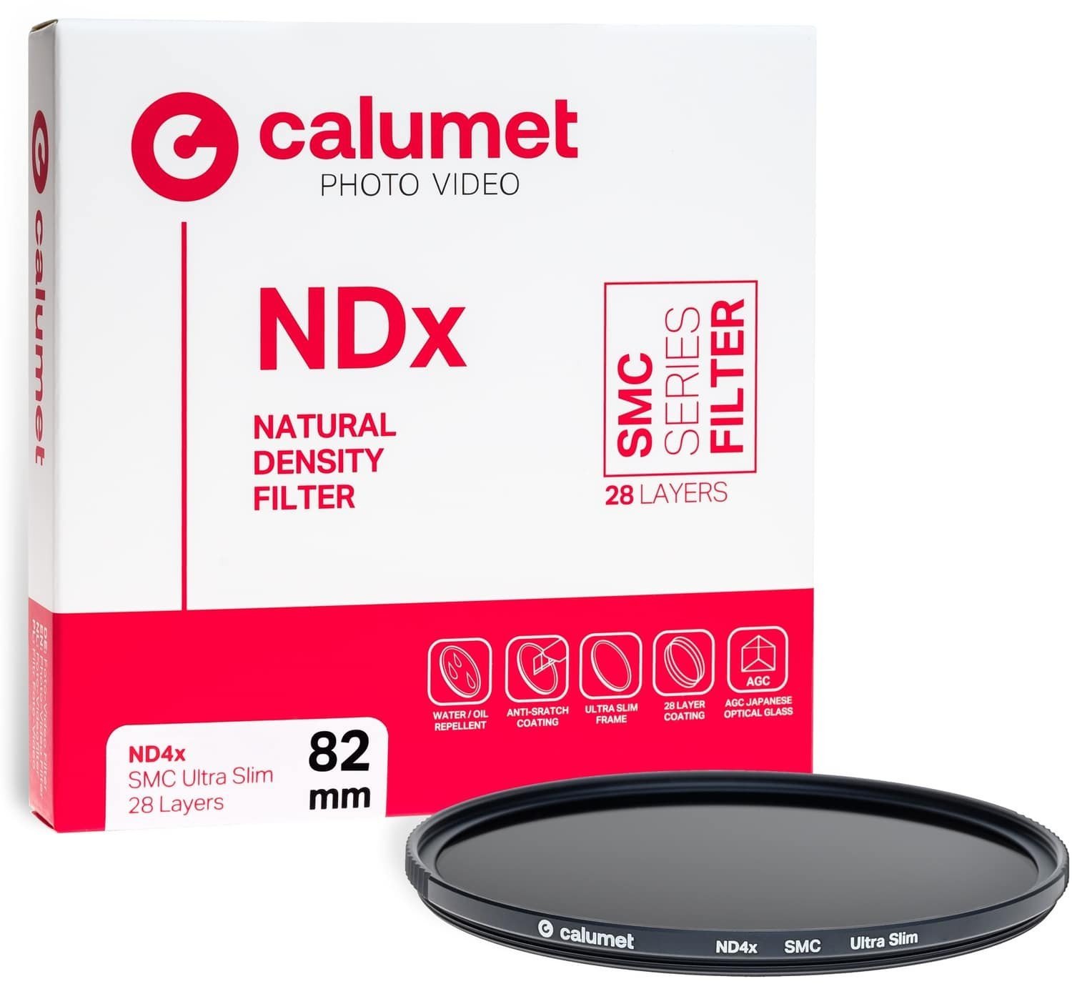 Filtr Calumet Calumet Filtr ND4x SMC 82 mm Ultra Slim 28 Layers