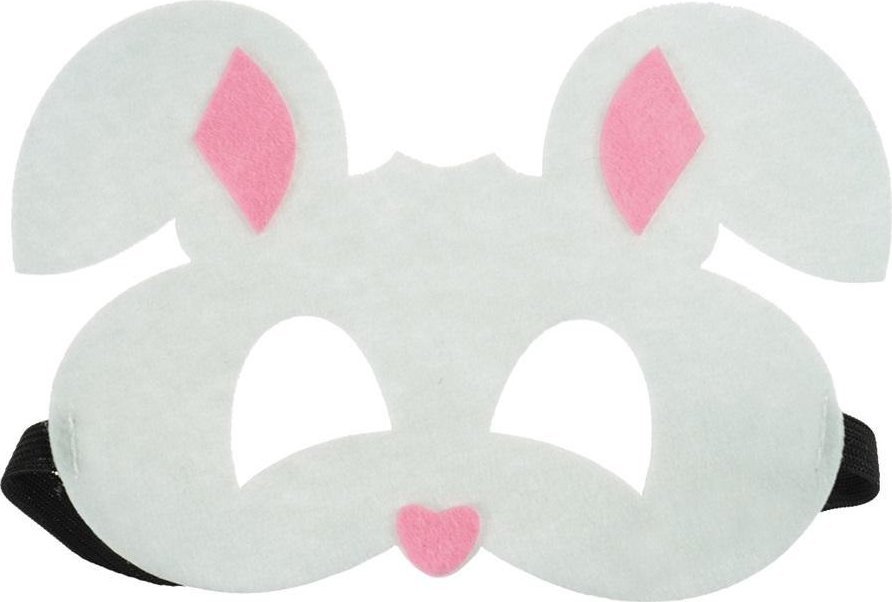 Filcowa maska zwierzątka - królik