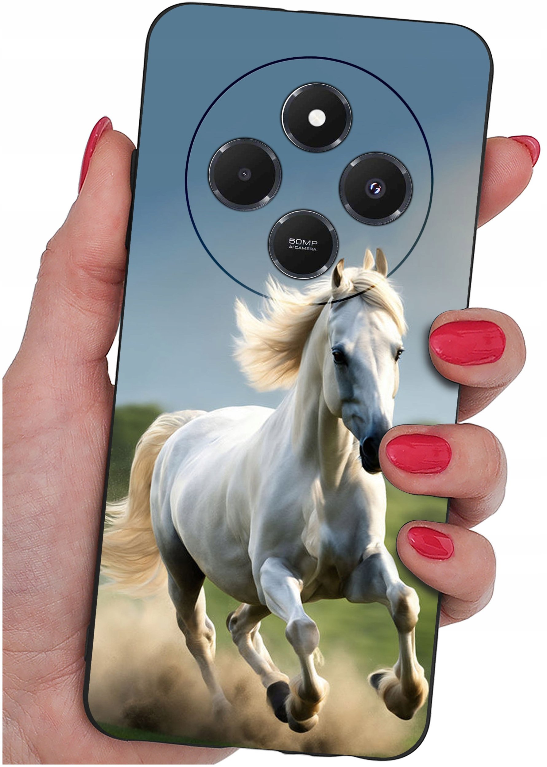 Etui do Xiaomi Redmi 14C WZORY |SILIKONOWE MATT CASE + SZKŁO 9H