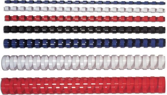 Fellowes grzbiet plastikowy okrągły 16mm biały, 100 szt. 101-120 kartek (5347005)