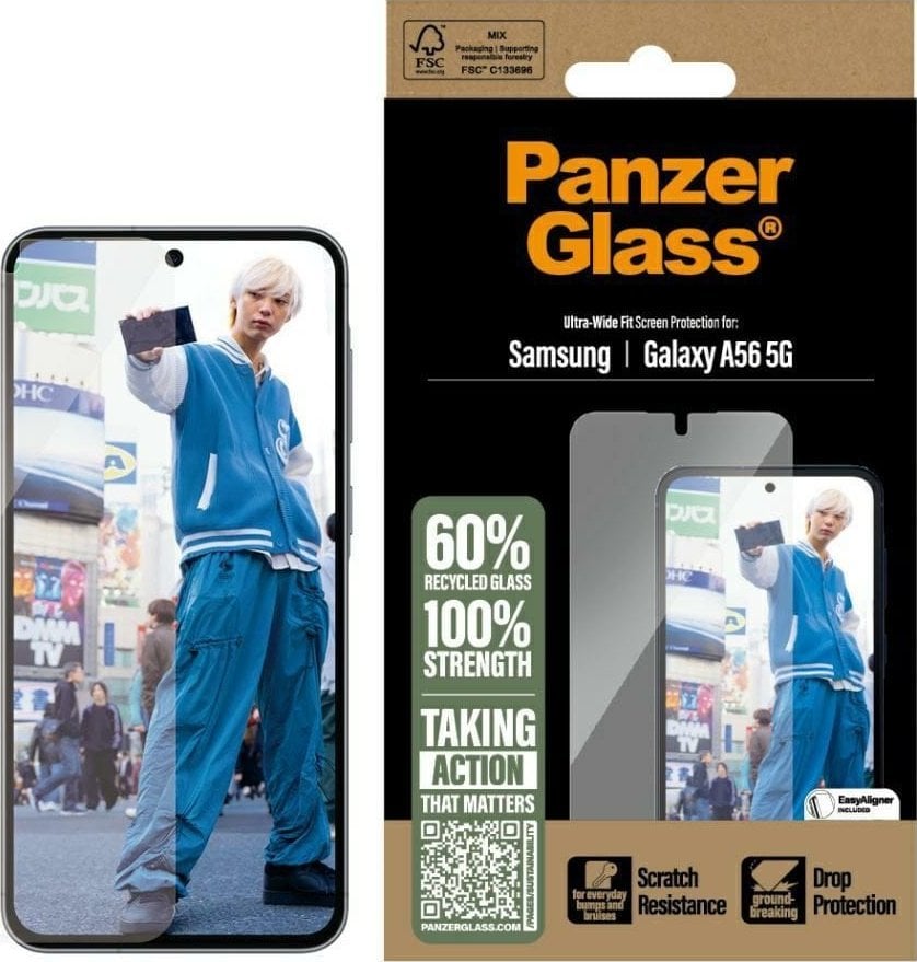 Szkło hartowane PanzerGlass Ultra-Wide Fit do Samsung Galaxy A56 5G