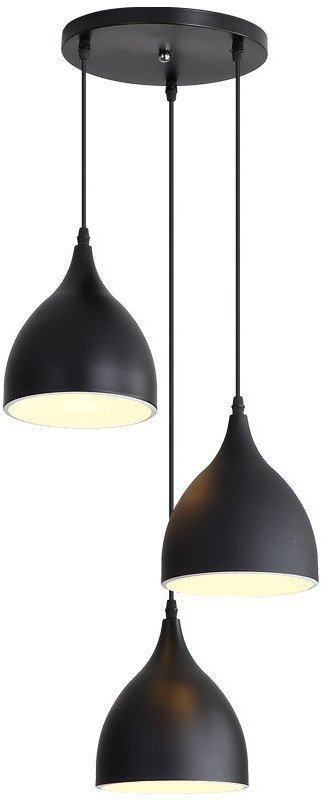 Lampa sufitowa loftowa metalowa wisząca AT17-3SZ-Black
