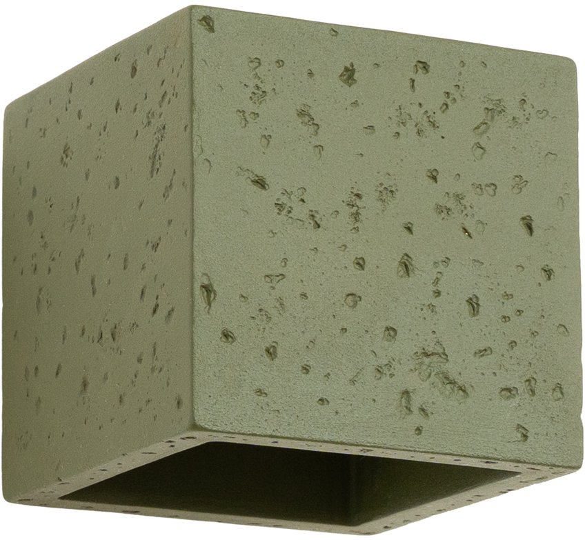 Kinkiet Sollux Lighting Kinkiet Quad Beton oliwkowy G9 8W