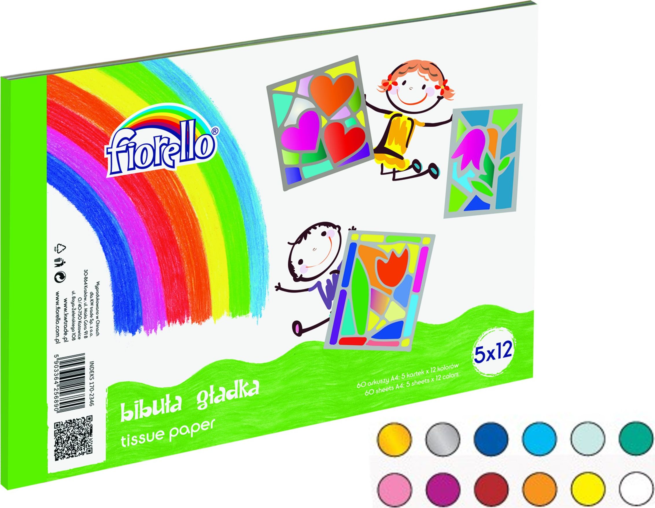 Fiorello Bibuła gładka blok A4/60K (240046)