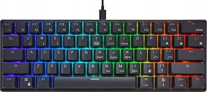 Klawiatura Royal RK61 KLAWIATURA MECHANICZNA 60% BROWN SWITCH RGB
