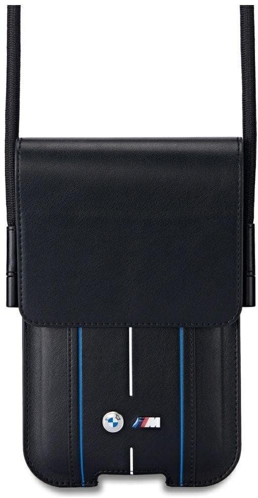 BMW Phone Pouch Blue Stripes Black