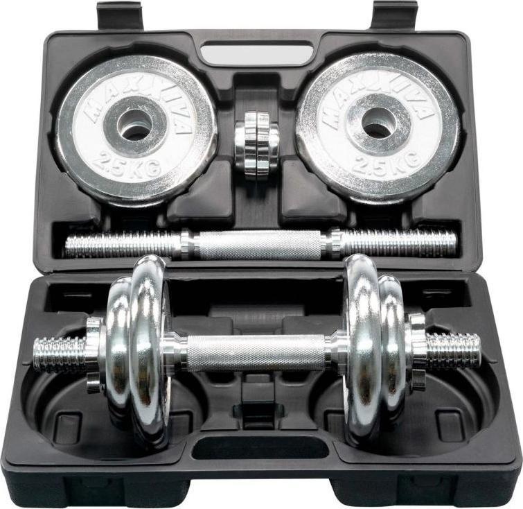 Maxxiva ‎‎Hantle D83768 chromowane 2 x 10 kg