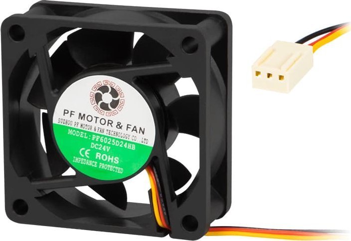 Wentylator Blow 60x25mm 24V kulkowy