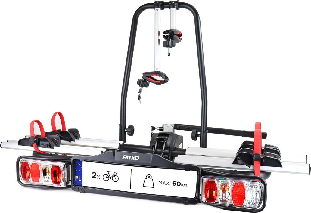 AMiO Bagażnik rowerowy na hak - e-bike - 2 rowery tbc-02/2