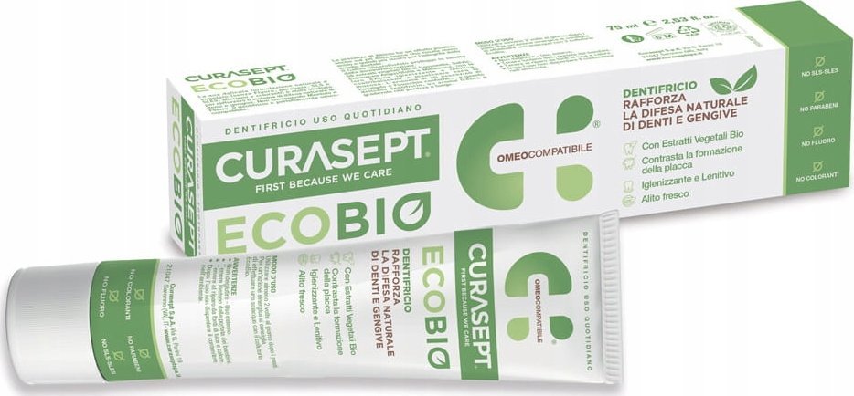 Curasept CURASEPT ECOBIO PASTA D/ZĘBÓW 75ml