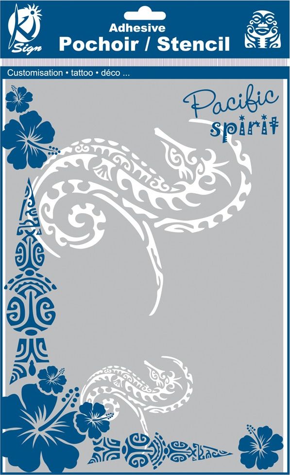 Ki-Sign Szablon A4 21x30 cm Konik Morski Maori