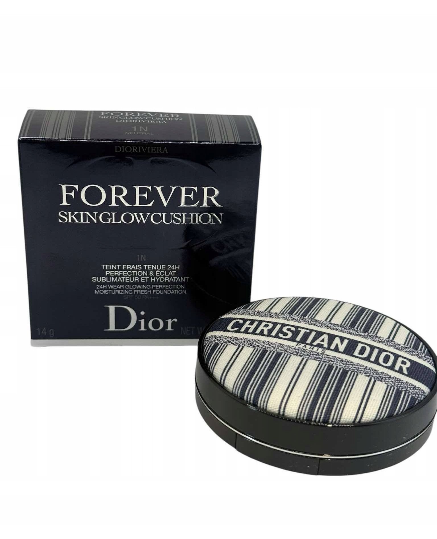 Christian Dior, Forever Skin Glow Cushion Diorivira, Long Wearing, Compact Foundation, 1N, Neutral, 14 g For Women