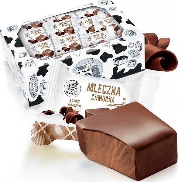 Flying cow Cukierki Mleczna chmurka o smaku kakaowym 1 kg