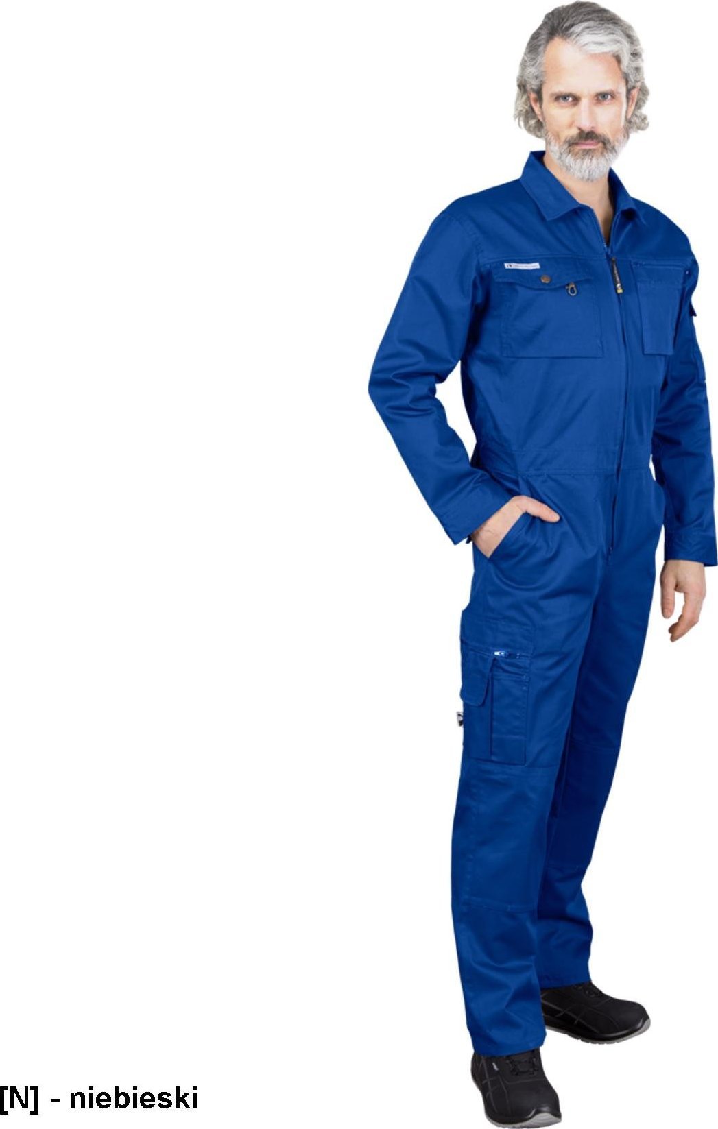 R.E.I.S. LH-OVERTER - kombinezon ochronny odzież ochronna - niebieski 52