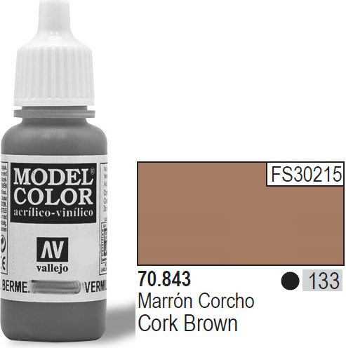 Vallejo Farba Nr133 Cork Brown 17ml - 70843