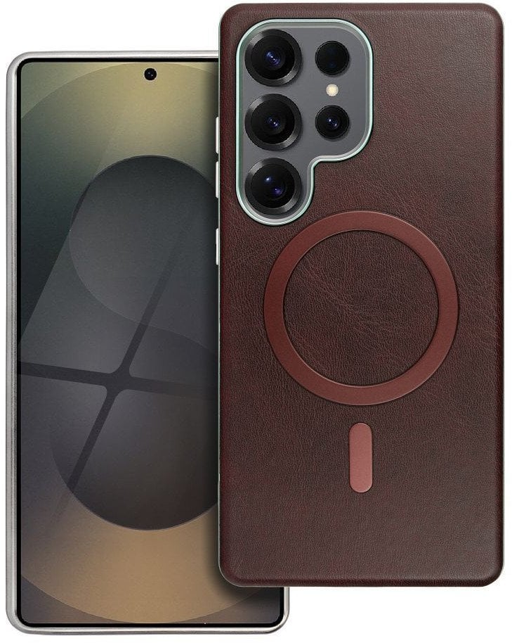 Futerał GENTLEMAN MAG COVER kompatybilny z MagSafe do SAMSUNG A07 brązowy