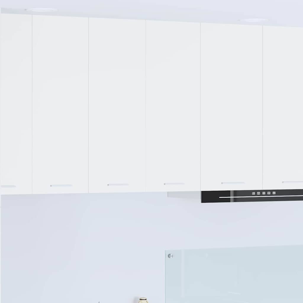 vidaXL Szafka wisząca z półką z drzwiami Riga Biały 60 x 31 x 80 cm