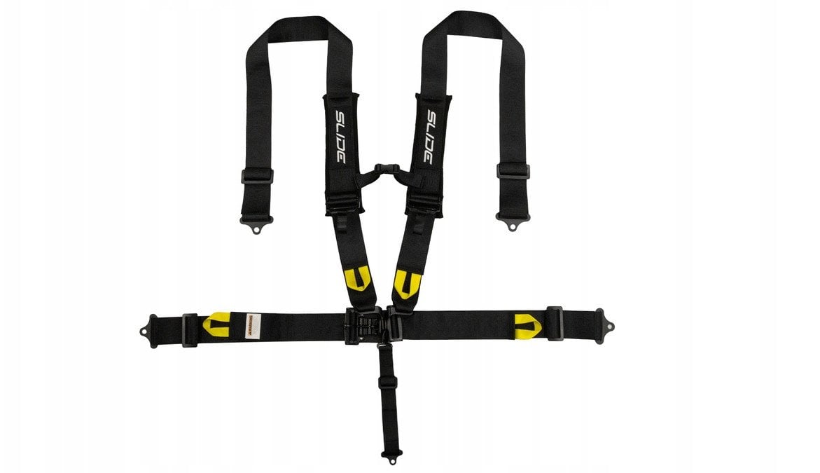 Pasy sportowe Slide V2 Czarne 5P 3" Offroad