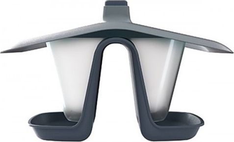 Prosperplast Karmnik dla ptaków BIRDYFEED DOUBLE - antracytowy