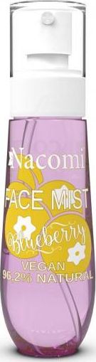 Nacomi Face Mist Vegan Natural Bluberry mgiełka do ciała i twarzy o zapachu Borówki 80ml