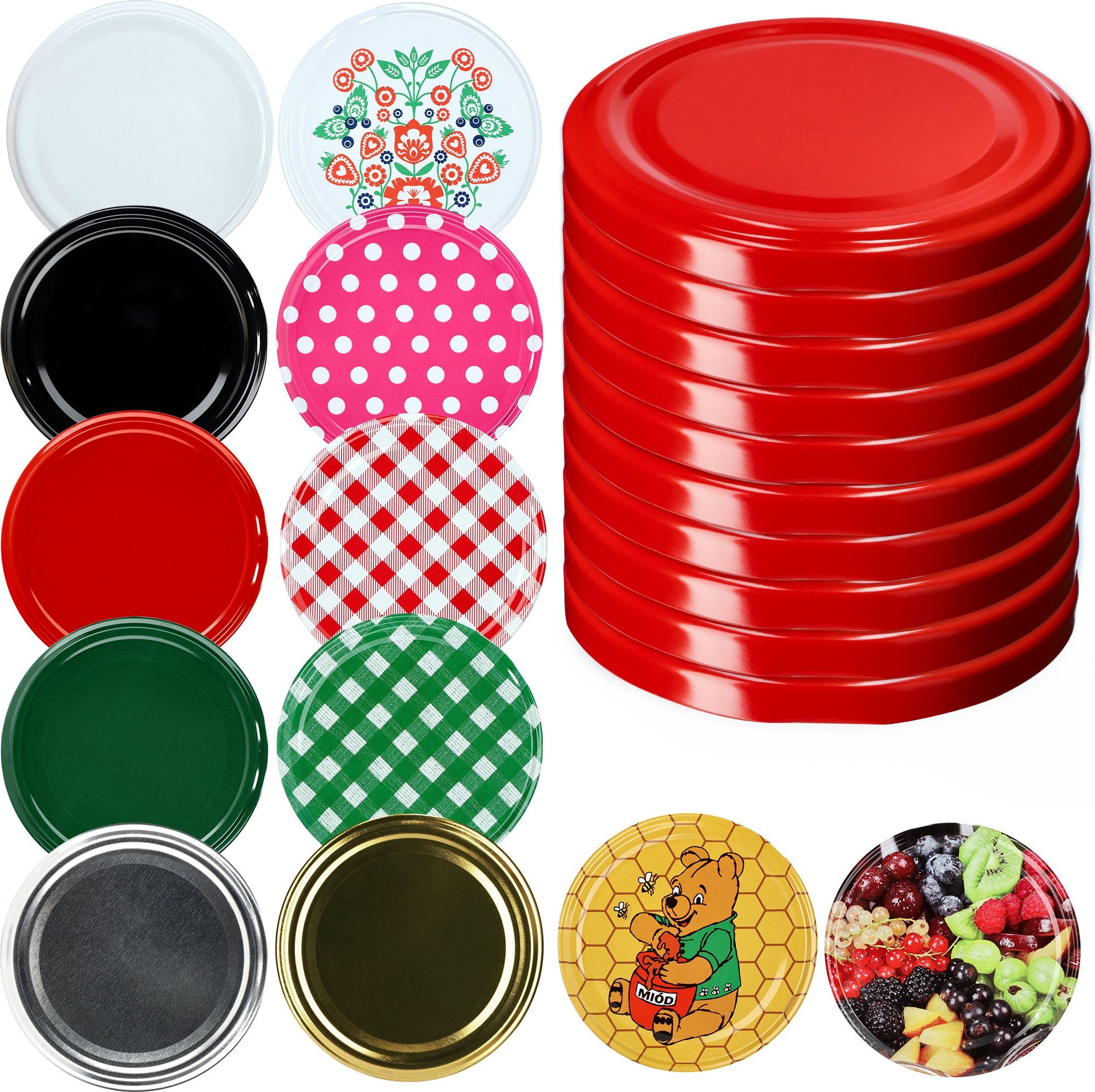 Zakrętki Do Słoików Nakrętki Wieczka 10 szt fi 66