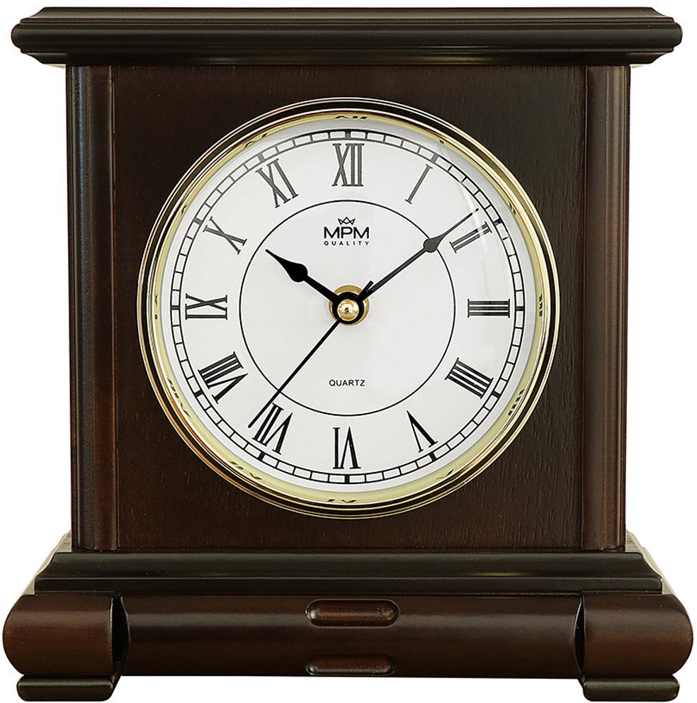 Zegar kominkowy z szufladką MPM E03.3888.54.I 21 x 23 cm .