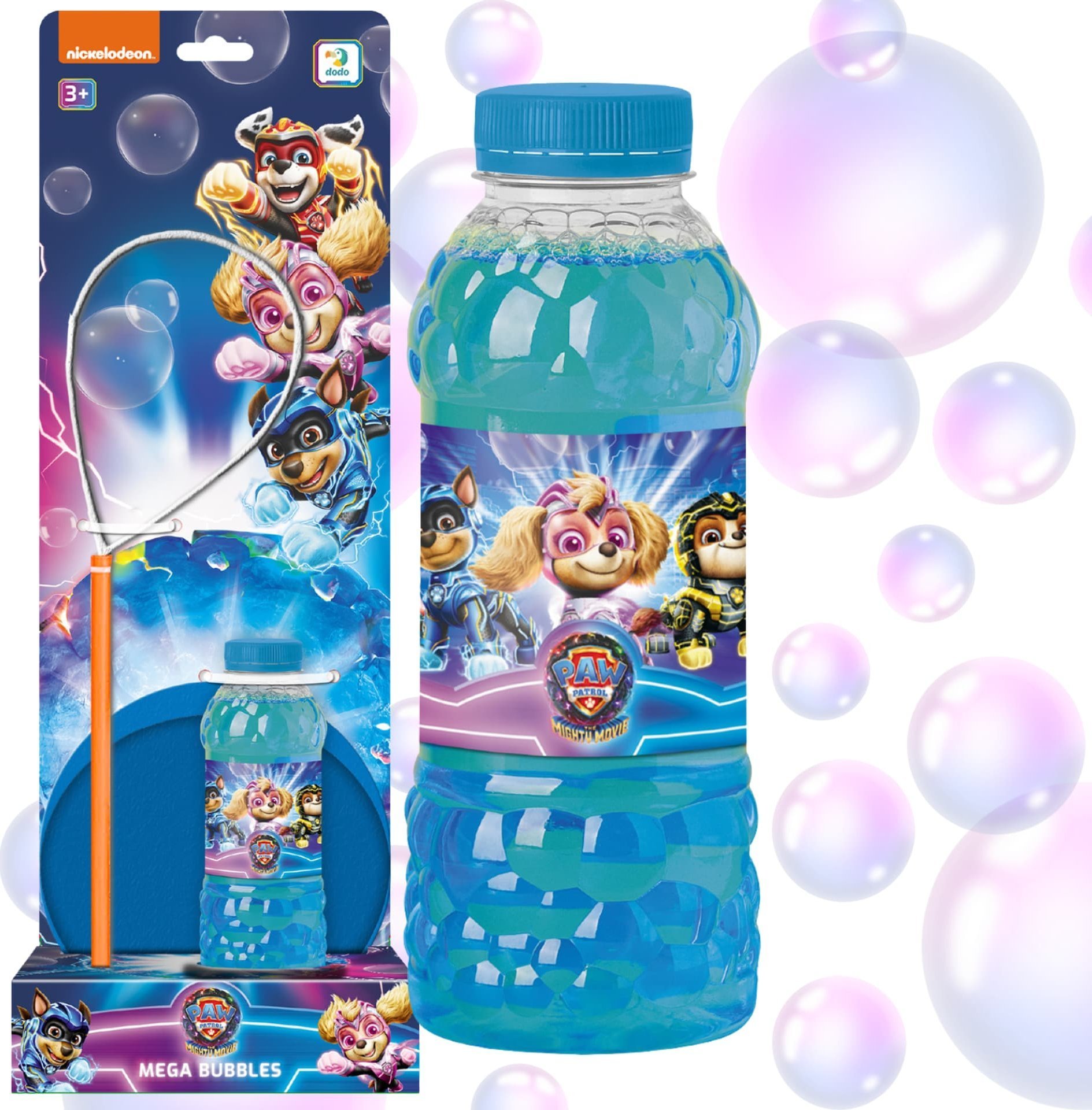 Dodo Mega Zestaw Do Tworzenia Baniek Mydlanych Psi Patrol Duże Bańki Płyn 450 ml