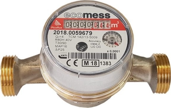 Ecomess Wodomierz PICOFLUX 3/4 CW 4,0m3/h