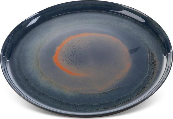 Eurofirany SZKLANA PATERA DEKORACYJNA EVA (02) (FI) 28X2 CM ZIELONY