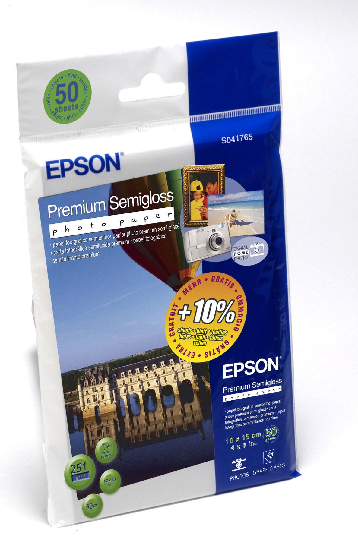 Epson Papier fotograficzny do drukarki A6 (C13S041765)