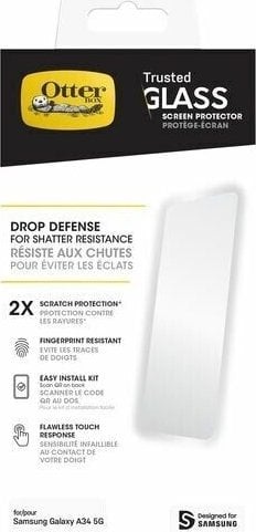 OtterBox OtterBox Trusted Glass Samsung Galaxy A34 5G - clear