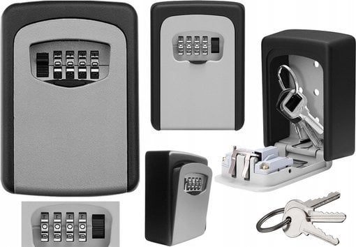 LeanToys Skrytka Skrzynka Cynkowa Na Klucze Drobiazgi Szyfr LEAN Toys