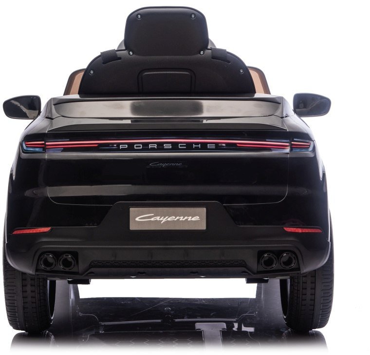 Porsche Cayenne Czarne dla Dzieci 12V 2x45W Autko na Akumulator EDUKAMP