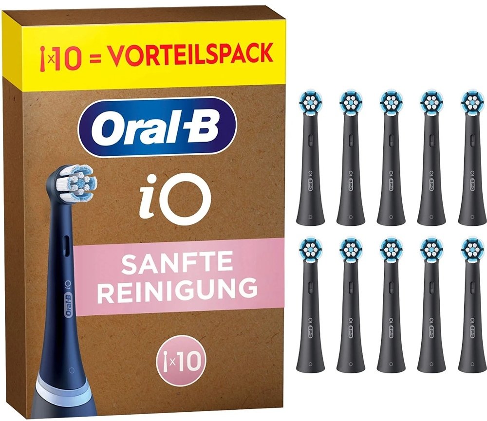 Końcówka Oral-B Końcówki na szczoteczki iO Delikatne czyszczenie czarny 10 szt. FFU
