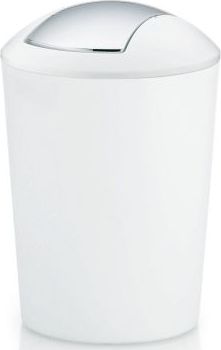 Kosz na śmieci Kela uchylny biały (KE-22301)