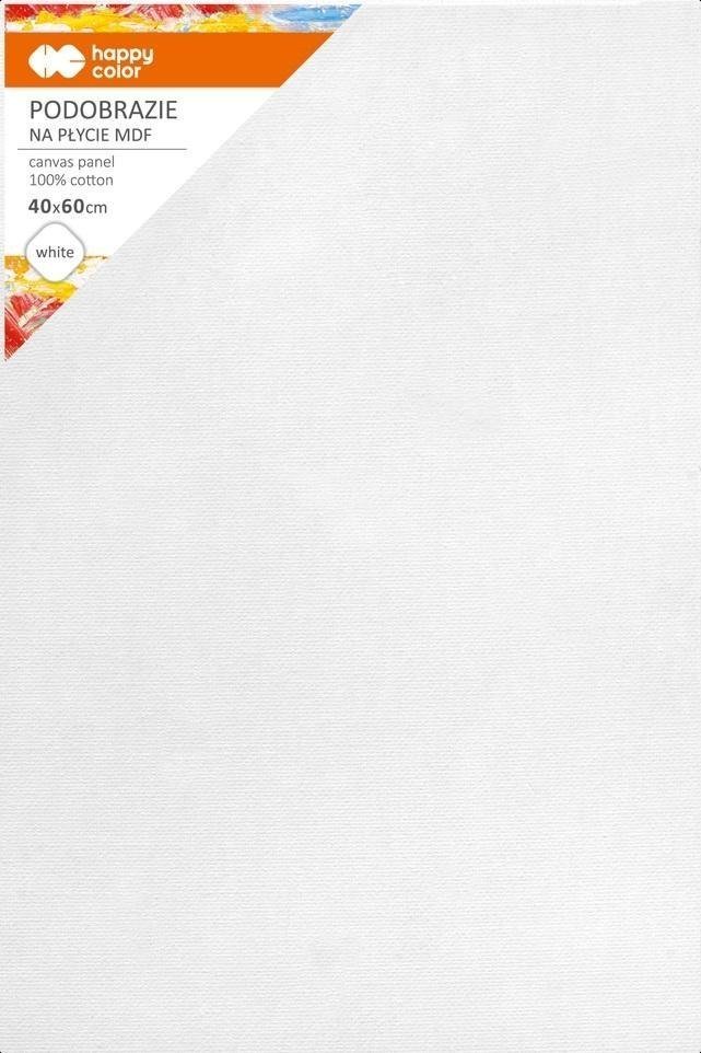 GDD Podobrazie bawełniane 40x60cm białe HAPPY COLOR