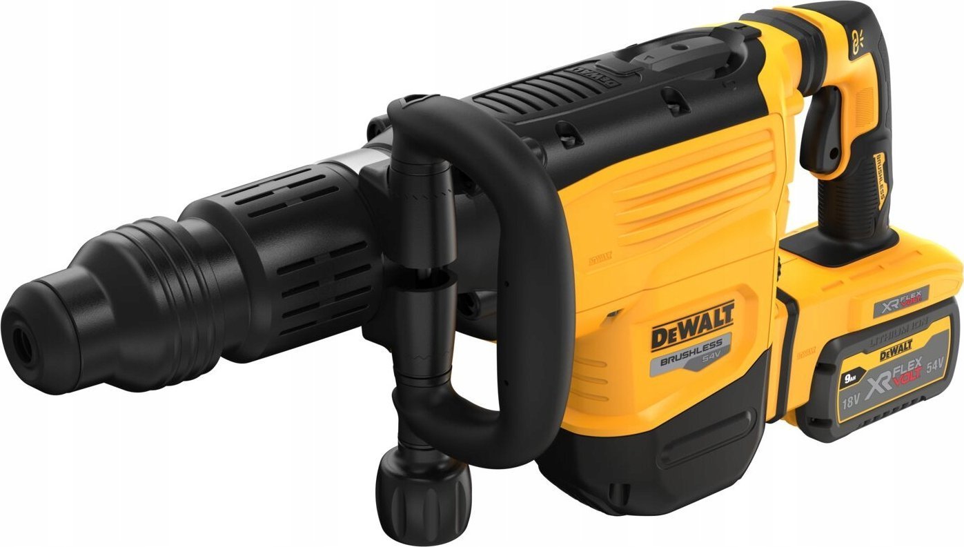 Dewalt 54v xr flexvolt młot wyburzeniowy sds-max 10kg 2 x 9ah