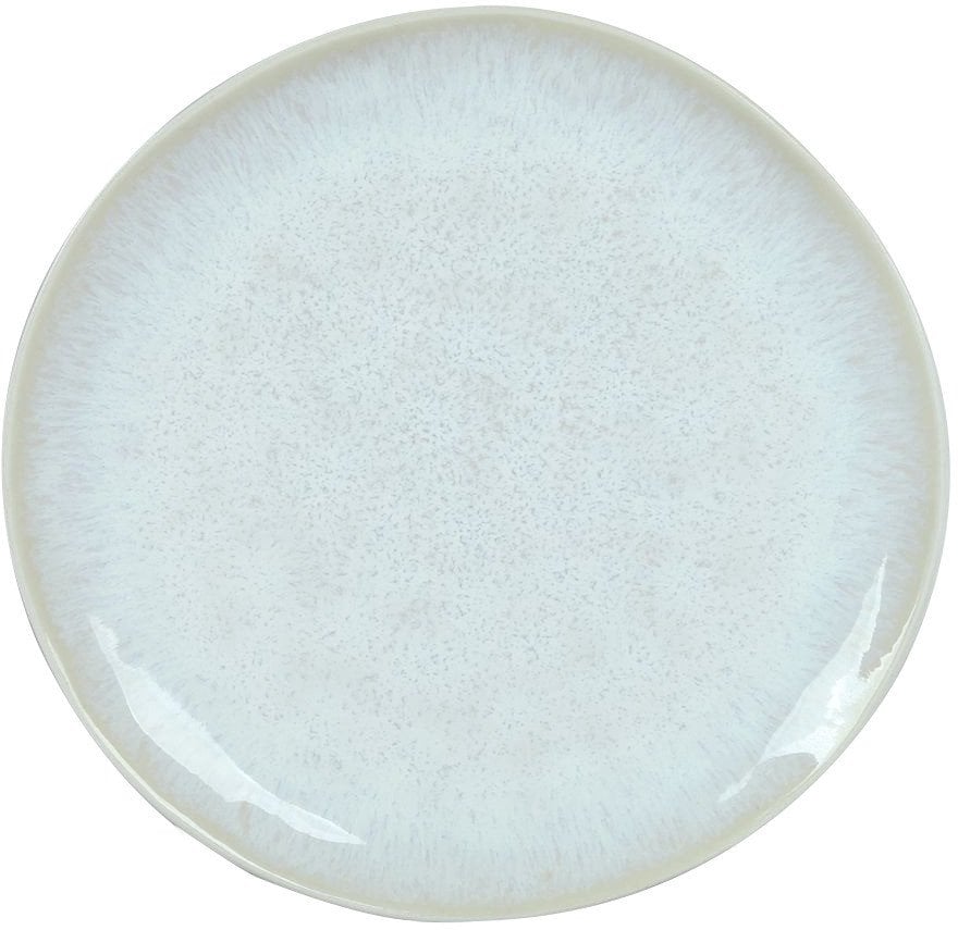 PLATE EMBOS OUT GLAZE INS WHITE 20CM