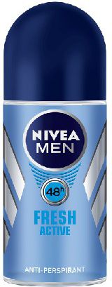 Nivea Dezodorant Antyperspirant FRESH ACTIVE roll-on męski 50ml - 0182808