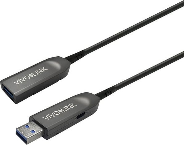 Kabel USB VivoLink USB-A - USB-A 40 m Czarny (PROUSB3AAF40)