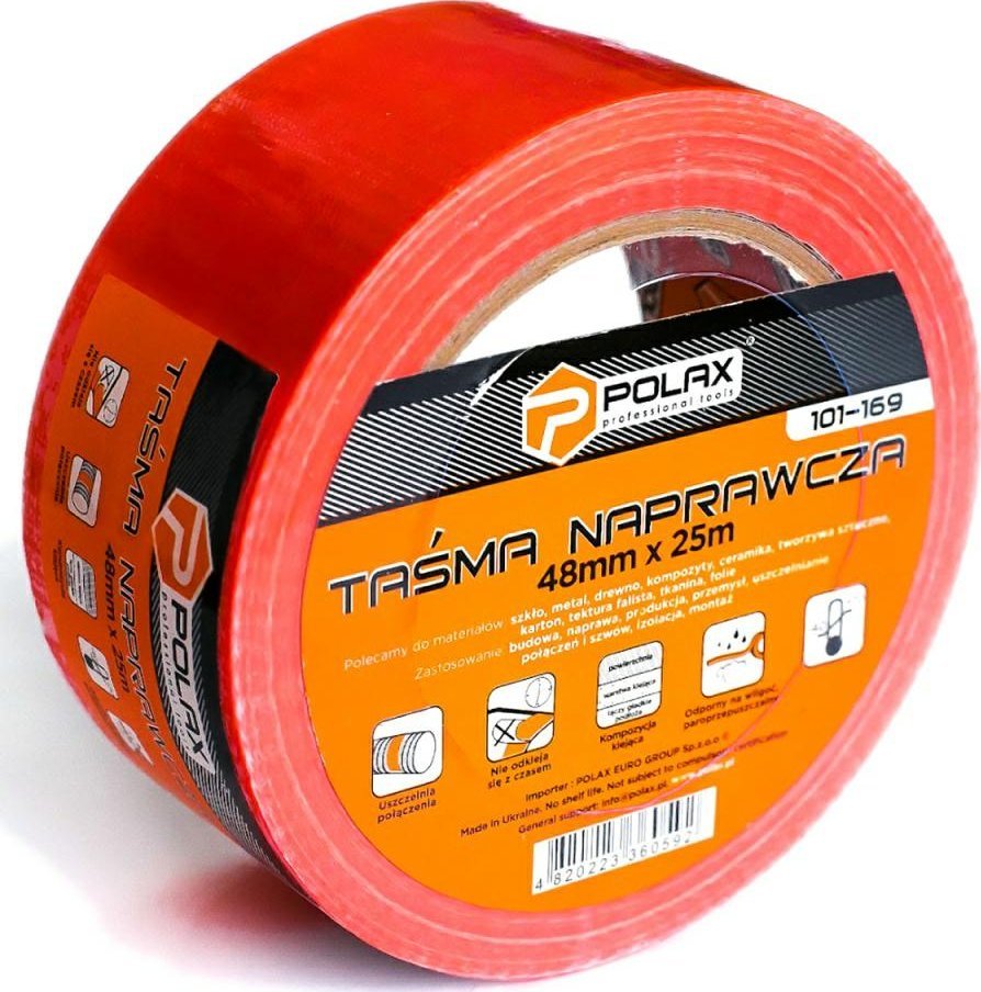 TAŚMA NAPRAWCZA 48mmx50m POMARAŃCZOWA