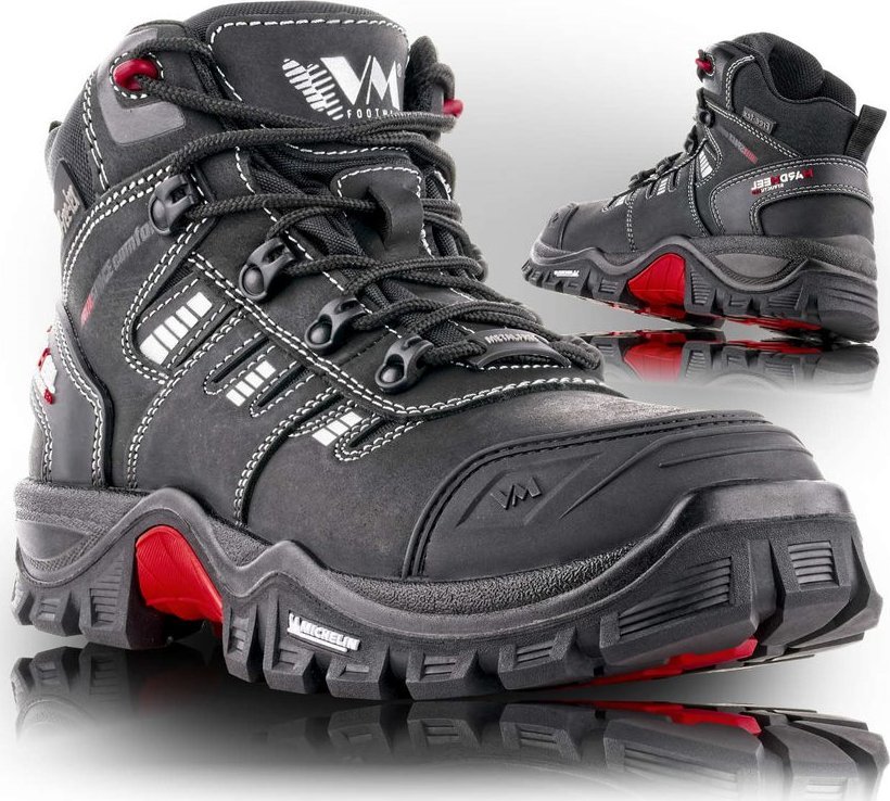 VM Footwear BUFFALO O2 HRO WR CI SRC FO - trzewiki robocze, skóra, membrana FREE-TEX, NON-METALIC, podeszwa MICHELIN PU/GUMA 44