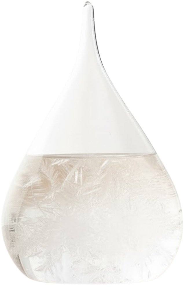 Barometr Burzowy Fitzroya - Kropla Storm Glass - BAG1