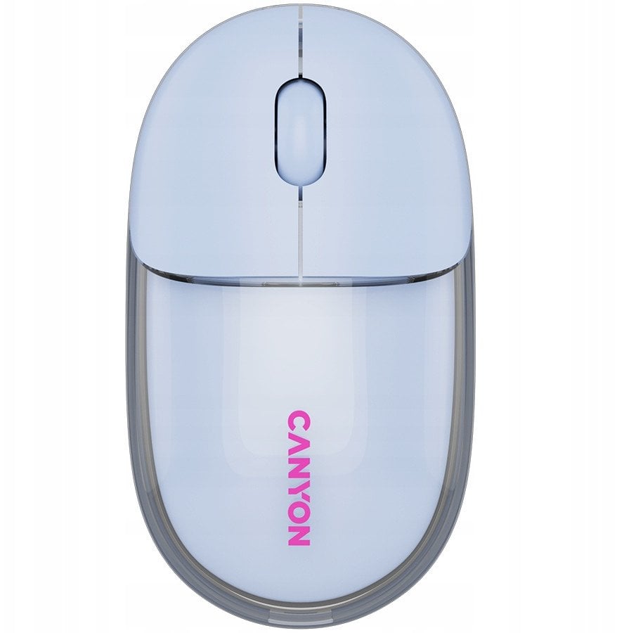 CANYON mouse OnClick 24 BT/ Wireless Transparent/Blue