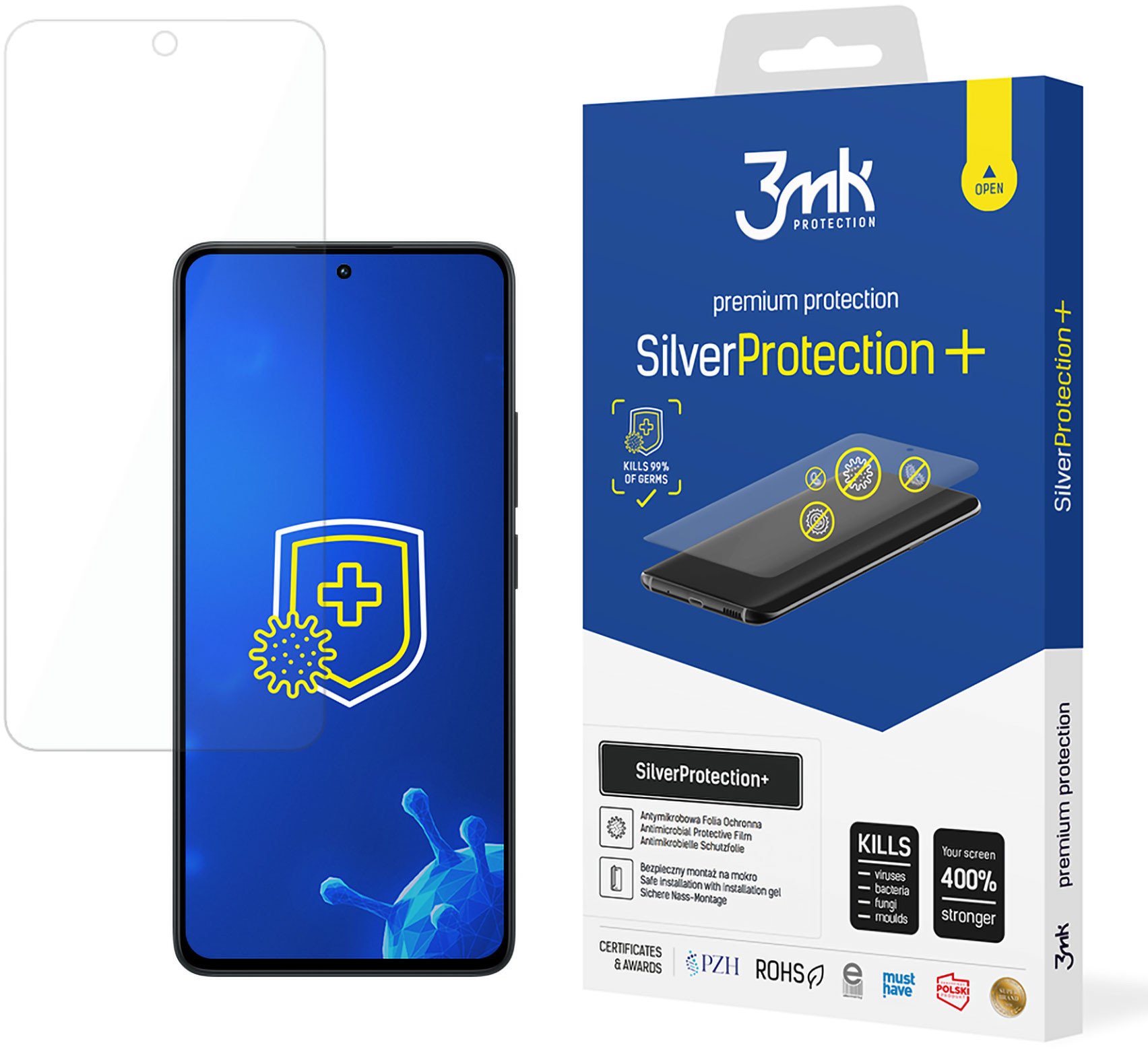 REDMI 13 4G/5G - 3MK SILVERPROTECTION+