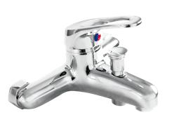 Bateria wannowa Deante Neo Lobo ścienne chrom (BYU 010M)