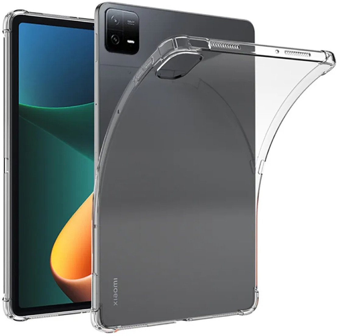 Etui silikonowe TPUCLEAR do Xiaomi Pad 6/6 Pro, przezroczyste