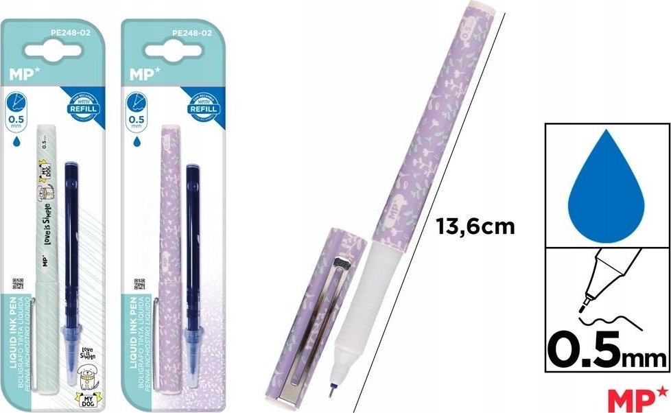 Piórnik Teka Pióro kólkowe