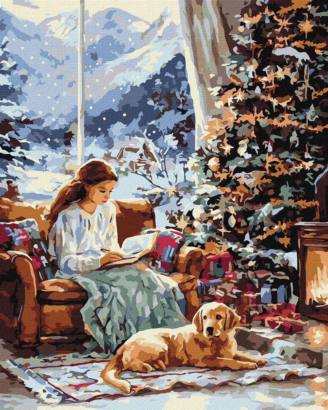 Malowanie po numerach - Chwila spokoju 40x50cm