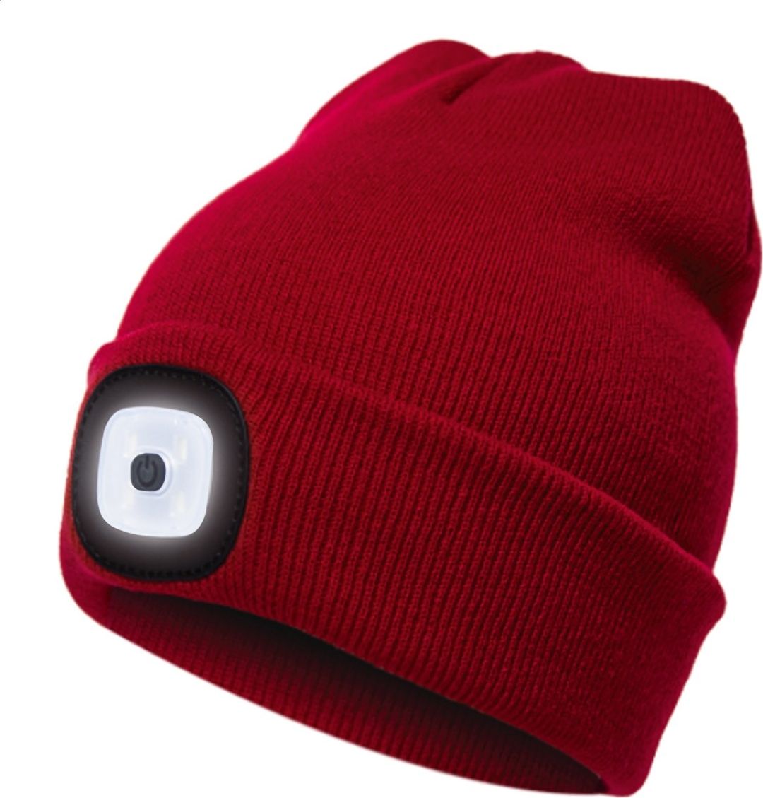 Platinet PLATINET BEANIE LED 48LM RED [45669]